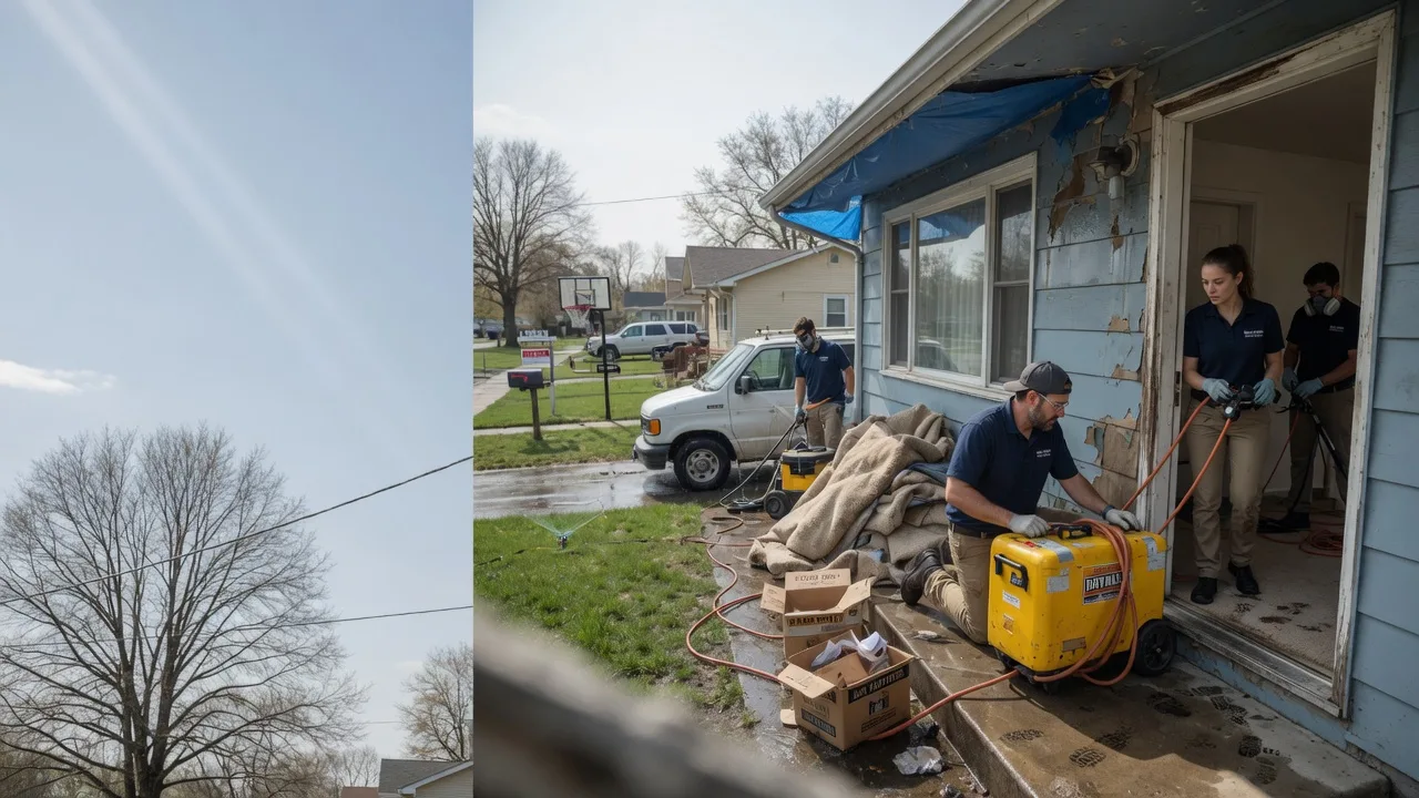 Basement Flood Cleanup in Goldsmith, IN near me